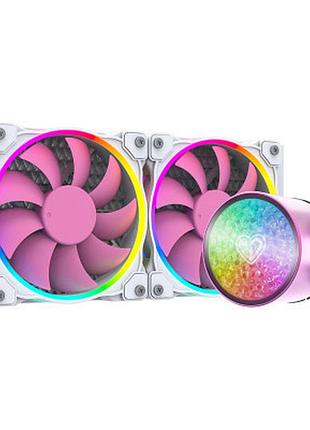 Система жидкостного охлаждения id-cooling pinkflow 240 diamond  гарантія!