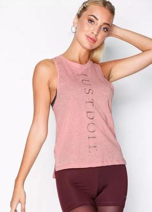 Женская майка nike /размер xs/ спортивная майка nike / топ nike / женская майка найк / майка nike pro / розовая майка nike / nike just do it _1