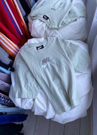 Кроп топ футболка sunset nike