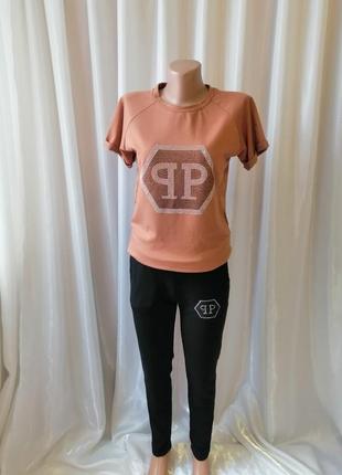 Костюм туреччина для дому сну чи прогулянок прикрашений стразами