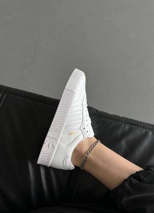 Кроссовки adidas samba white10 фото