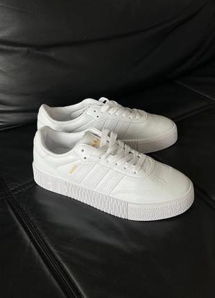 Кроссовки adidas samba white5 фото