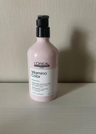 Шампунь l'oreal professionnel serie expert vitamino color shampoo для захисту кольору фарбованого волосся, 500 мл