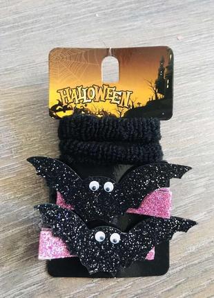 Заколки и резинки halloween. летучая мышь летающая заколочки для волос карнавальный костюм хеллоуин хелоуин хэллоуин хэлоуин хеловин хэлловин хэловин