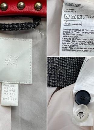 Двобортний піджак, жакет оверсайз ,великий розмір h&m8 фото