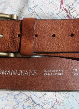Ремінь пасок пояс кожаний armany jeans 90-105 італія