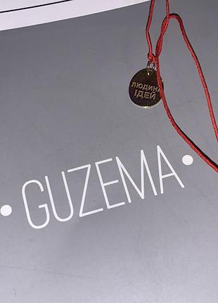 Красная нить с золотым кулоном guzema 1+1 «людина ідей»