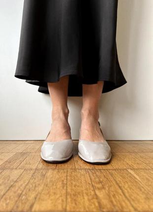 Нові сірі слінгбеки туфлі босоніжки5 фото