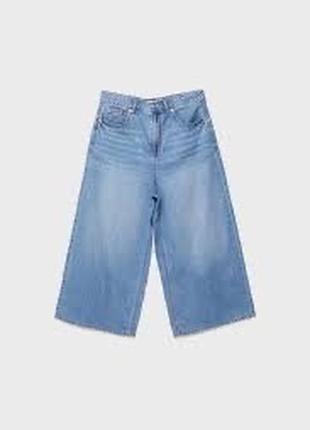 Marks spencer стильні джинсові кюлоти