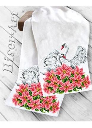 Полотенце свадебное для вышивки бисером (нитками)