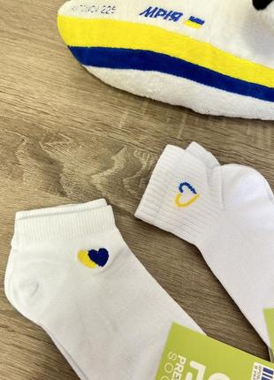 Детские носки белые для гимнастика танцев тренировки спорта хлопок 14-25см опт/размеж