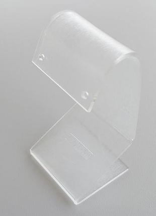 Подставка-витрина для  пары сережек и кольца матового  цвета (акриловая).