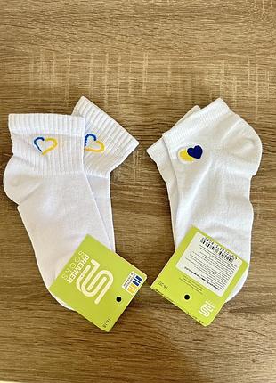 Носки белые для тренировок гимнастики, танцев,спорта 14-25см хлопок опт/розница