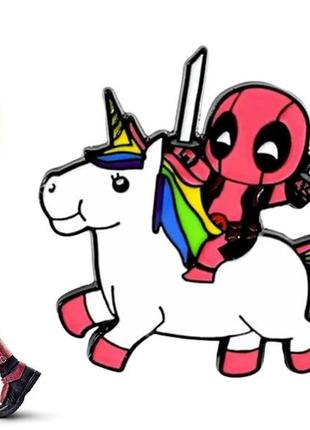 Модні колекційні значки на одяг «deadpool 3» з ексклюзивним дизайном+стикер у подарунок
