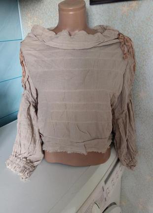 Вкорочена блуза, топ, alpen gluhen1 фото