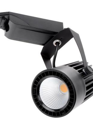 Світильник трековий поворотний led 410/20w ww bk cob brille 32-391