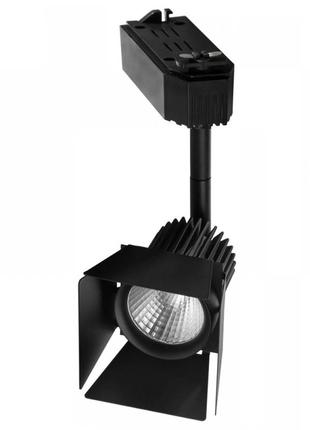 Світильник трековий поворотний led kw-207/7w nw bk brille 32-934