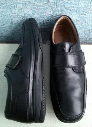 Кожаные мужские демисезонные туфли pavers.1 фото