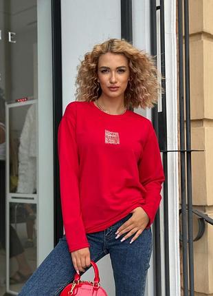 Лонгслив свободного кроя кофта водолазка стильный базовый белый черный голубой красный коричневый