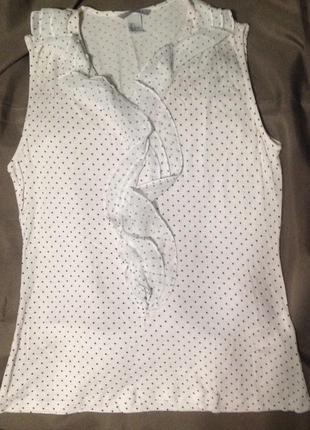 Футболка блузка в горошек