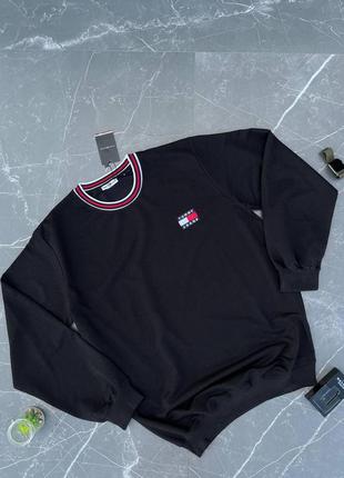 Світшот must tommy hilfiger чорний3 фото