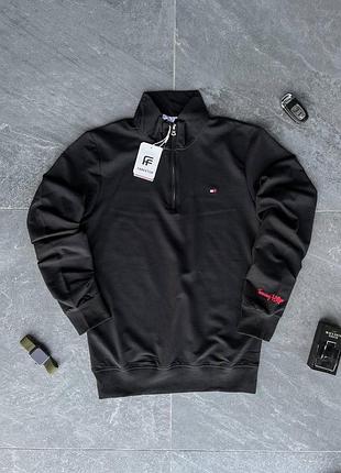 Світшот із замком must tommy hilfiger чорний