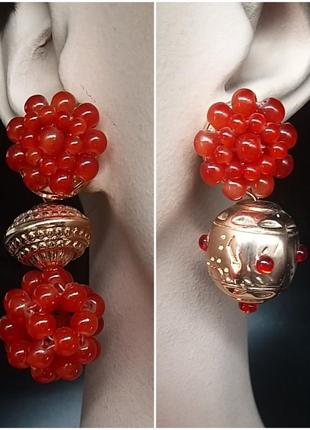 Серьги асимметричные