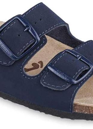 Шльопанці жіночі ортопедичні arizona, grubin (арт. gr-3355) синій (т.синій, 37)