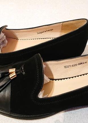 Жіночі туфлі лофери sinta 39 легкі та зручні шкіра6 фото