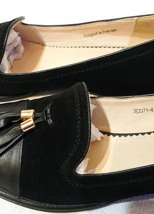 Женские туфли лоферы sinta 39 легкие и удобные кожа7 фото