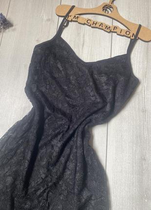 Кружевное платье комбинация boohoo2 фото
