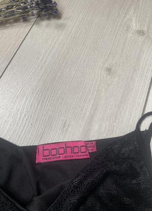Кружевное платье комбинация boohoo5 фото