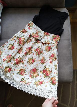 Нова літня сукня, сарафан з квітами, хс-с1 фото