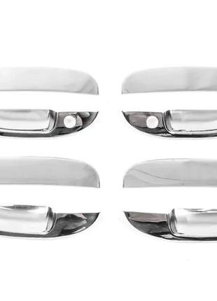 Накладки на ручки (8 частин) полірована нержавіюча сталь для daewoo lanos