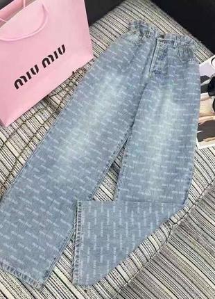 Джинси в стилі miu miu