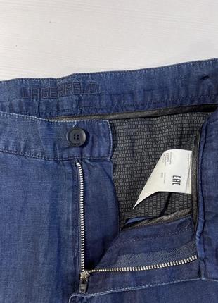 Новые джинсы с льном karl lagerfeld оригинал8 фото