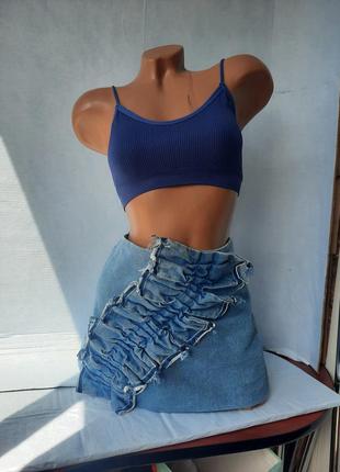 Юбка жіноча джинсова,  спідниця джинсова,  юбочка,  спідничка5 фото