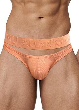 Хлопковые мужские брифы adannu оранжевого цвета