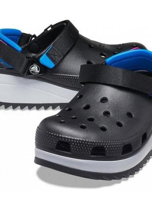 Crocs classic hiker clog black чоловічі жіночі сабо крокс крокси (р.36-45)1 фото