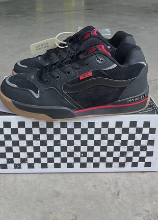 Мужские кроссовки vans rowley xlt black chill papper