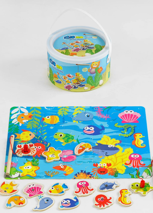 Розвиваюча гра-пазл "магнітна рибалка" (61722)