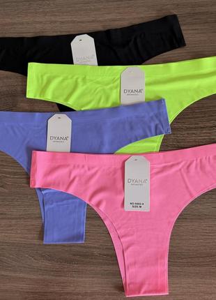 Набор бесшовных бразилиан 4 шт🔥