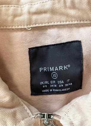Куртка джинсова пудрова primark xs/s4 фото