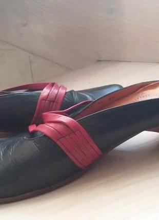 Think ! (авторка) - классные кожаные сабо (шлепанцы) размер 39 (25,4 см)