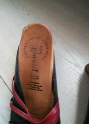 Think ! (авторка) - классные кожаные сабо (шлепанцы) размер 39 (25,4 см)