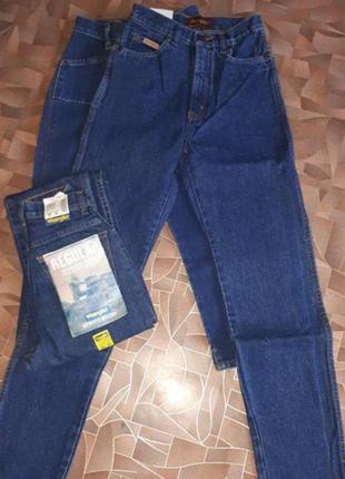 Новые винтажные фирменные джинсы на талии lee voyager wrangler 100% cotton на 60 / 90.3 фото