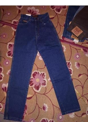 Новые винтажные фирменные джинсы на талии lee voyager wrangler 100% cotton на 60 / 90.6 фото