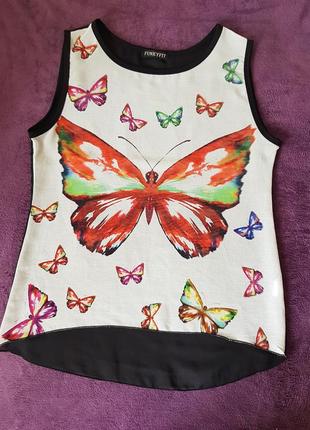 Красивая маечка из тоненькой ткани