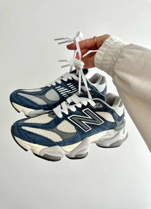 Кросівки new balance 9060 natural indigo1 фото