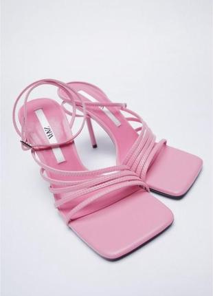 Босоножки женские zara barbie pink